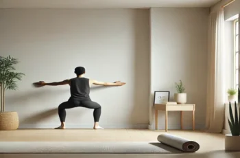 Exercícios Iniciais de Pilates de Parede