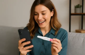 Teste de gravidez Grátis Ultra-Rápido no seu celular Online